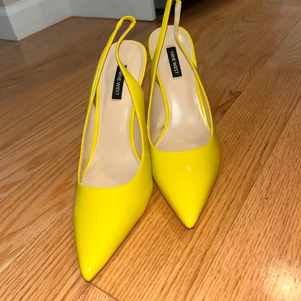 Yellow Nine West Heels